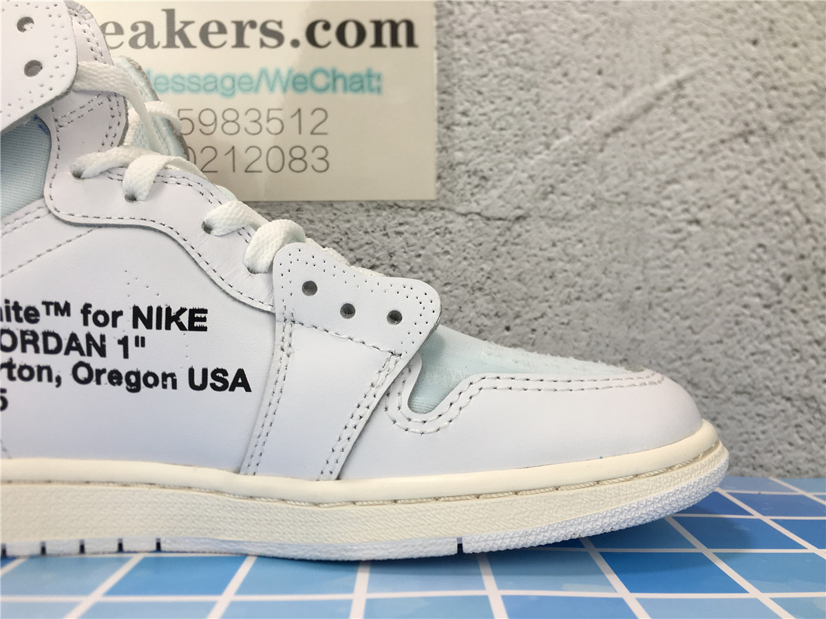 OG Batch Off-White Air Jordan 1 White AQ0818-100